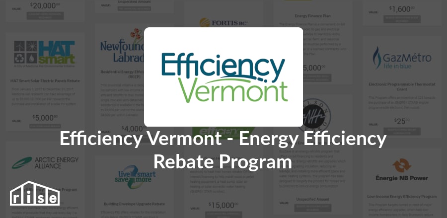 Efficiency Vermont Rebate Programs